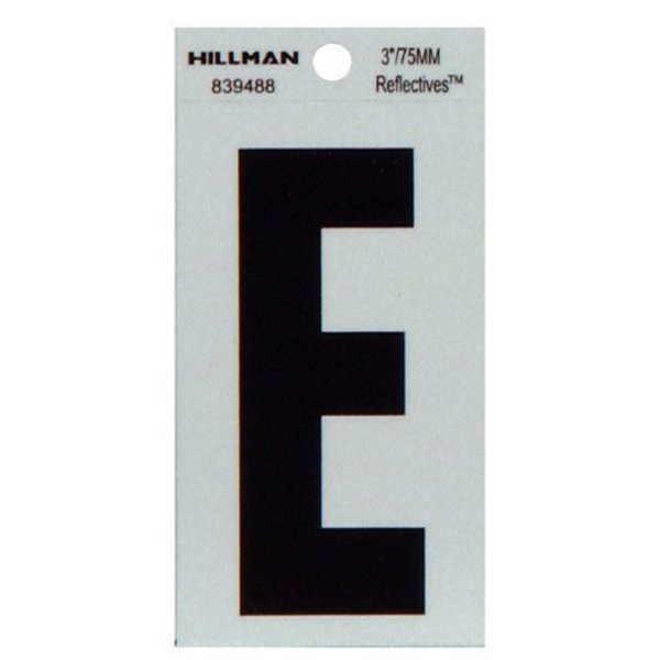 Hillman 3" Blk E Thin Adhesive 839488